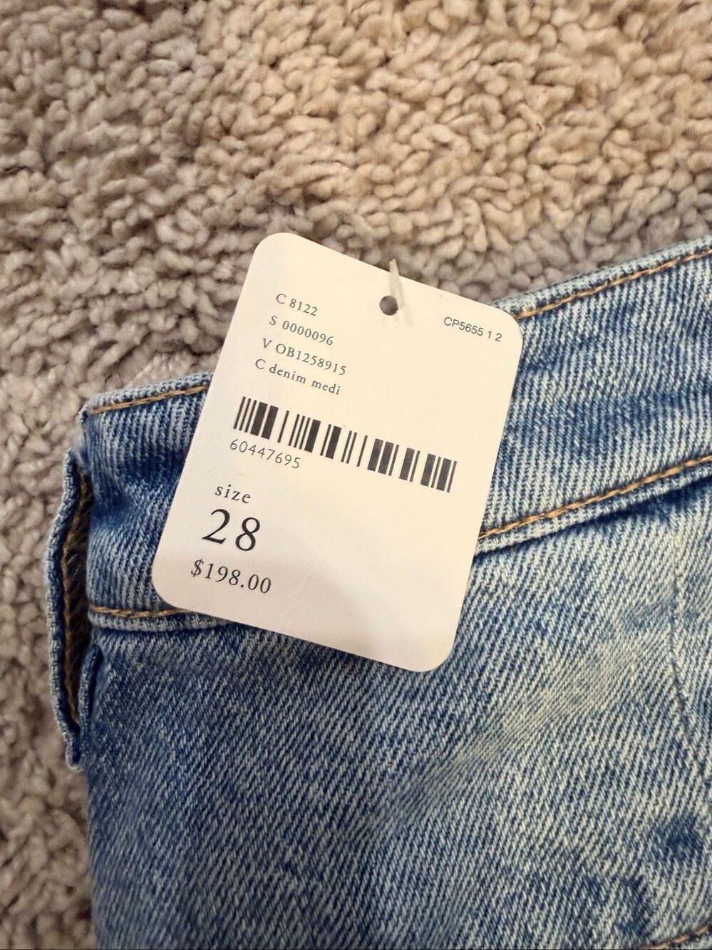 Free People Cortez Pierced Wide Leg Jean Mixed Floral Applique Jeans Women's 28 - Picture 5 of 10